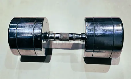 18 kg (40 lb) Chrome Dumbbell – Professional Quality