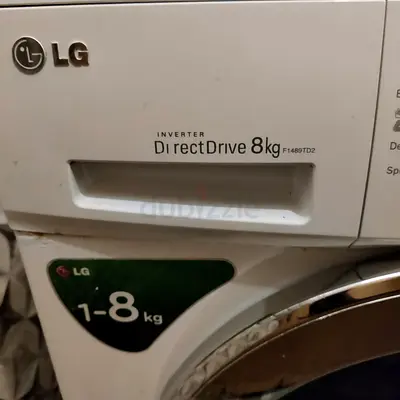 LG Inverter Direct Drive Front Load Washing Machine 8kg