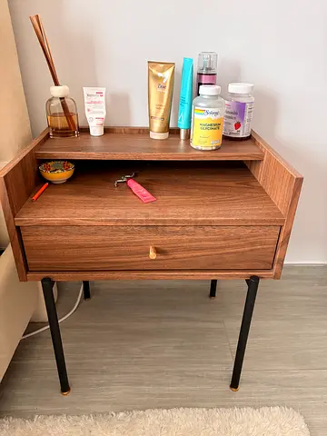 Ikea RÅDMANSÖ
Bedside table, brown walnut effect, 54x38x58 cm