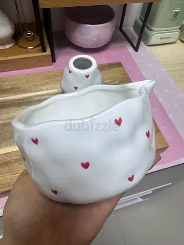 BRAND NEW RED MINI HEARTS MATCHA SET