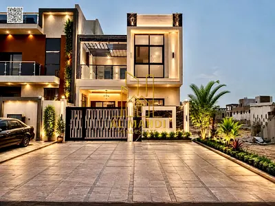Modern 4-bedroom villa with contemporary finishes, prime location. Ground floor, first floor, and r