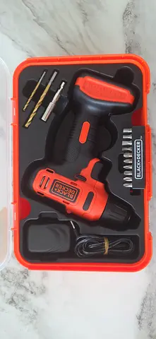 Black Decker 12V Cordless Drill Driver with 13-Piece Bit Set