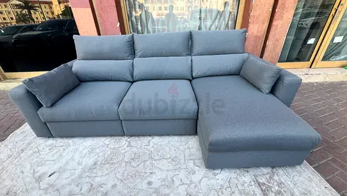 IKEA Esklstuna L Shape Sofa Bed Dark Gray