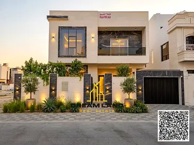 Modern villa for sale in Al Yasmin Gardens – Ajman | 5 master bedrooms | Rooftop | Luxury design