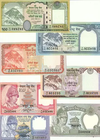 NEPAL BANKNOTE SET 2015-2024