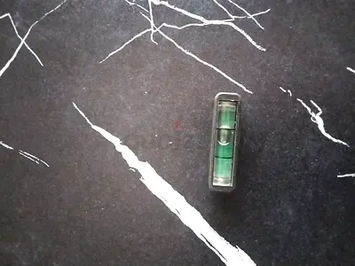 Small replaceable bubble level vial (spirit level) for appliances/tools