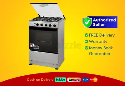 Super General 60X60 Cm 4 Burner Cooking Range- Brand New | Warranty | Free Delivery | AD64563