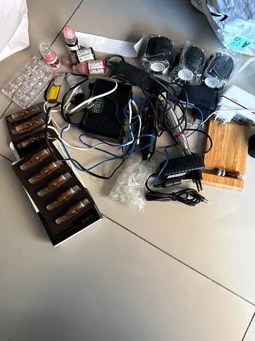 Tattoo machine and accessories