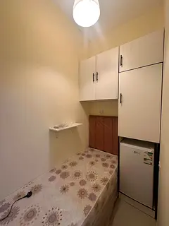 Available new single partition with smart tv and fridge in Academic city