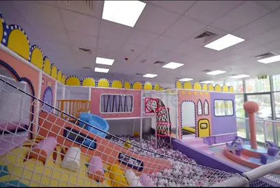 Outdoor kids play area