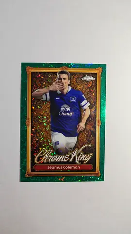 Chrome King Seamus Coleman Football Trading Card (Everton)