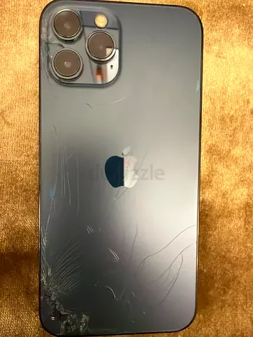 iPhone 12 Pro Max - Blue (Used, Back Glass Cracked)