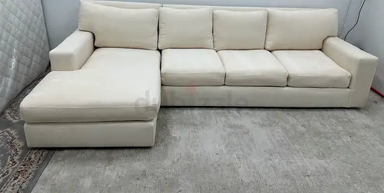 Like new condition cratebarrel lshape sofa