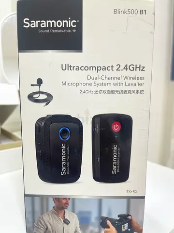 Saramonic Blink500 B1 Ultracompact 2.4GHz Wireless Lavalier Mic (New, Sealed Box)