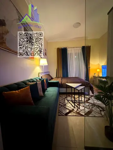 Furnished studio *New furniture - Prime location *Al Rawda 2 *Sheikh Ammar Street - Easy access to Dubai exit