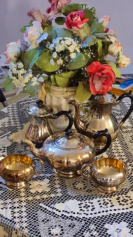 Vintage Tea Coffee Silver Plated 5 Pieces Set