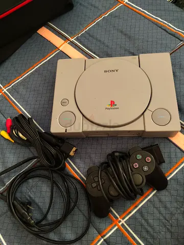 Sony PlayStation PS1 with 2 Controllers and Cables - Working Condition
