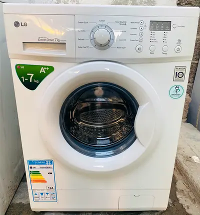 LG front load washing machine 1-7kg, A++ energy, good condition