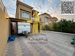Villa for Rent in Al Rawda, Ajman | 5 Master Bedrooms | 2 Living Halls | Maid's Room | Prime Locatio