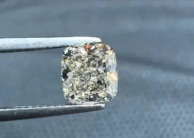 2.01 Cushion Natural Diamond for sale - HRD certification