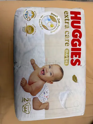 Huggies Size 2 Diapers (64 pcs) – Unopened Pack