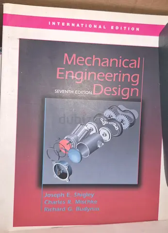 International Edition - Mechanical Engineering Design - Seventh Edition