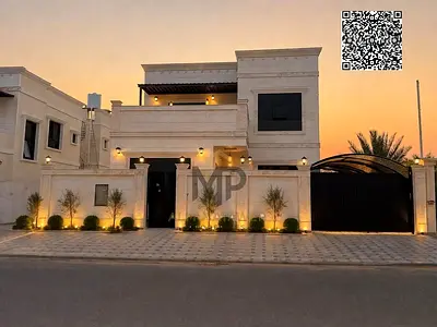 Villa (Sikka) for sale in Ajman | Al Zahiyah area | 4 bedrooms, majlis, hall, maid's room and roof