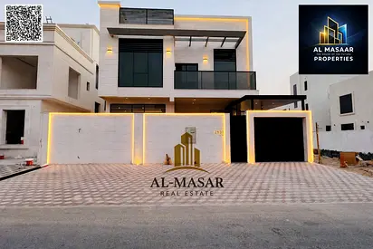 Villa in Al Bahia, Ajman; includes electricity, water, and air conditioning. Freehold ownership available for all nationalities.