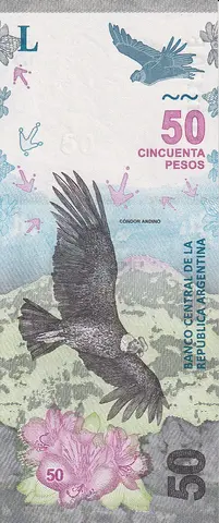 ARGENTINA 50 PESOS BANKNOTE 2020