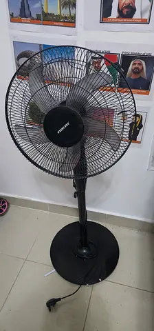 Black Pedestal Fan - Working Condition, Good Used