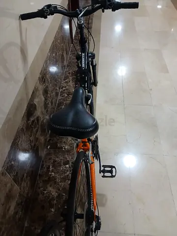 Used orange/black city bike - good working condition
