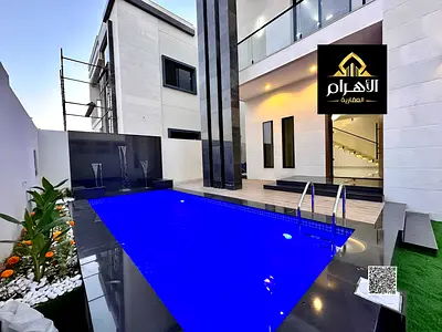 فيلا مع مسبح كبير ، طابقين وحوش كبير جدا ، تكيف مركزي ، شامل رسوم التسجيل والتملك