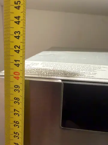 LG Stainless steel microwave/oven door - good condition (measurement shown)