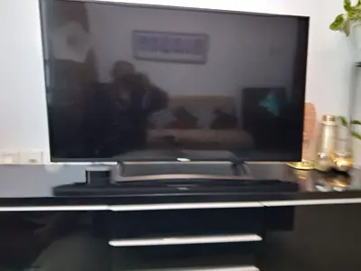 Black TV Table with Drawers