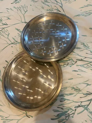Silver Serving Plates