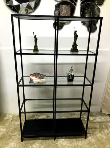 IKEA VITTSJÖ BLACK BOOK SHELVE