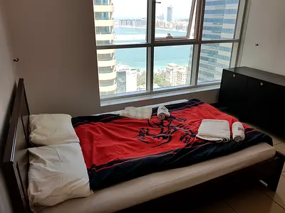 Amazing Room in Marina with Sea and Palm View
