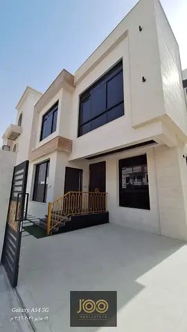 Villa for sale, 6 master bedrooms | Luxurious finishing, elegant design, and spacious areas | Includes registration fees and freehold ownership for al