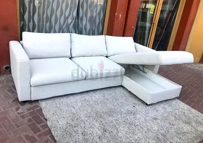 Ikea vimle L Shape Sofa Bed Beige