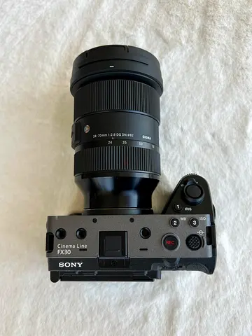 Sony Cinema Line FX30 with Sigma 24-70mm f/2.8 DG DN lens - Perfect condition