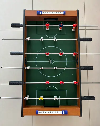 Foldable Tabletop Foosball Game - Compact, Used