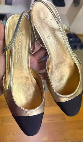 Chanel slingback size 38C true to size