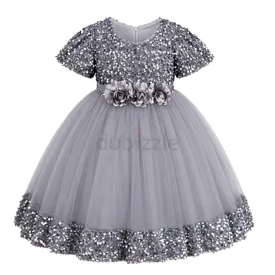 Sparkling Sequin Party Dress for Girls