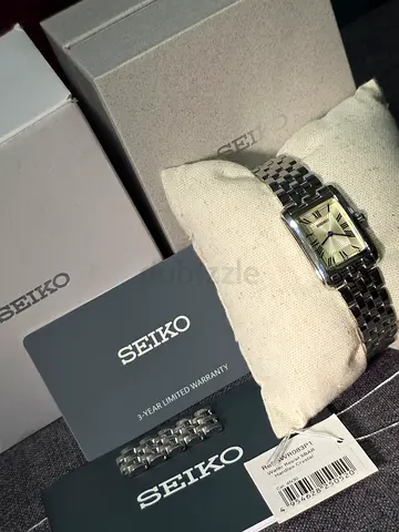 Seiko Classic Roman Dial Womens/Unisex Quartz Watch SWR083P1 COMPLETE SET