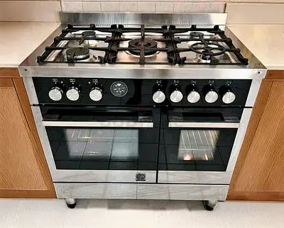 La Germania Premium Dual Oven Cooking Range – 90 cm Top Gas Oven Electric
