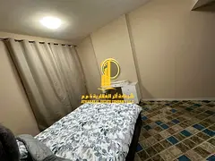 Second tenant, two bedrooms and a living room, fully furnished, for monthly rent in Al Rashidiya 3,