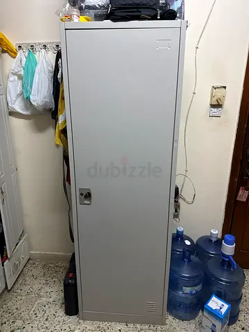 Metal Storage Locker / Wardrobe - Single Door, Good Condition