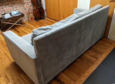 Two seater sofa bed with mattress