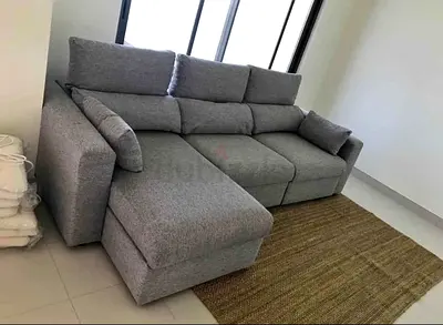 IKEA Eskilstuna L Shape Bed Grey