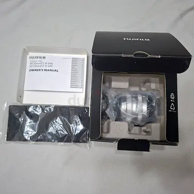 Fujifilm XF 35mm F2 R WR lens - boxed with manuals (silver)  for portrait and day-to-day photography
